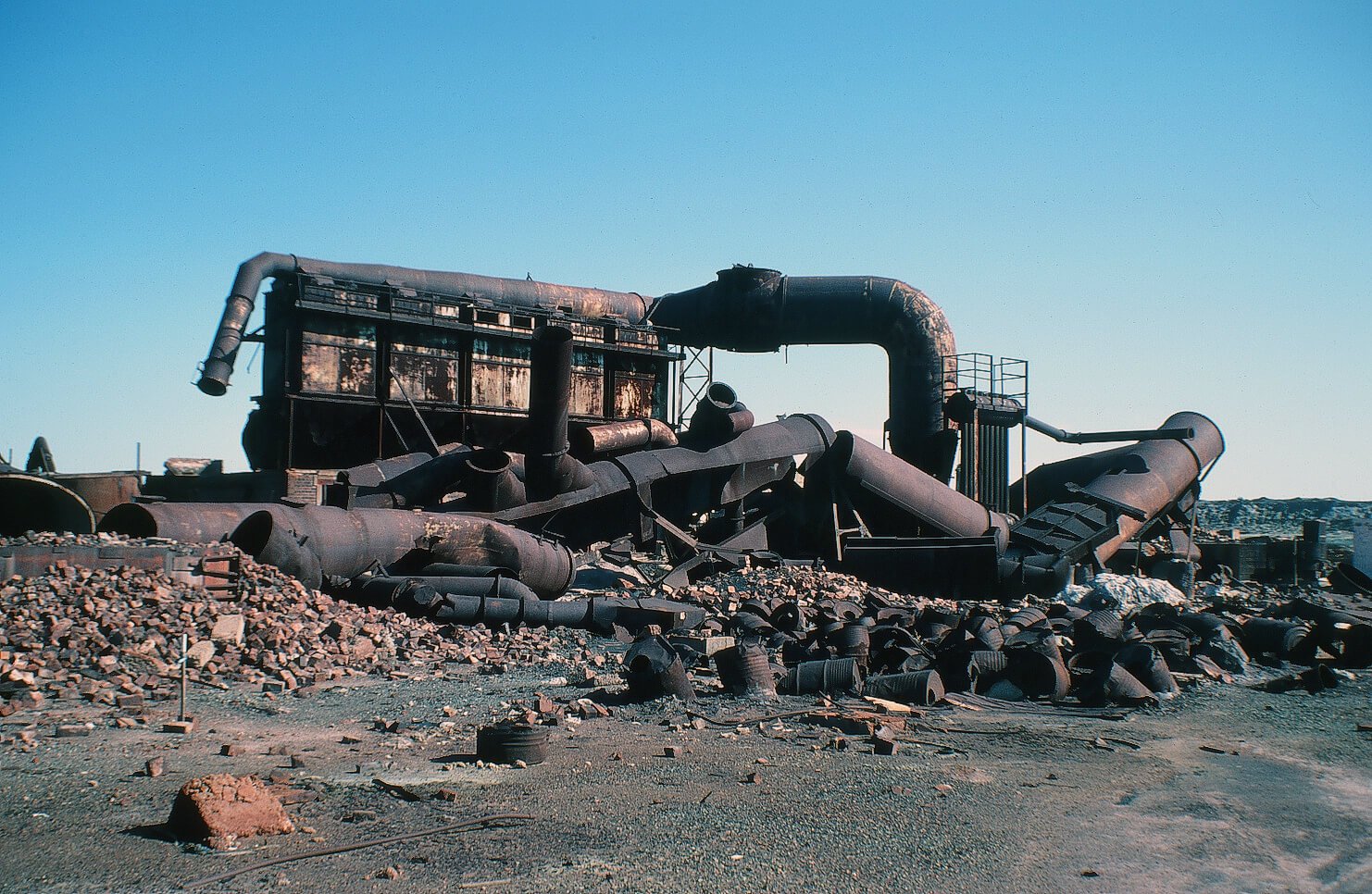 Wiluna gold mine roasters 1982