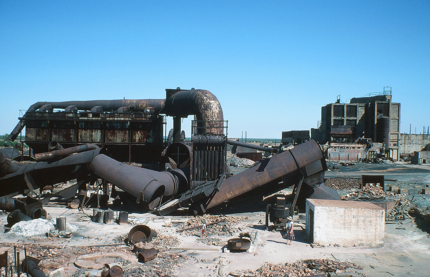 Wiluna gold mine roasters 1982