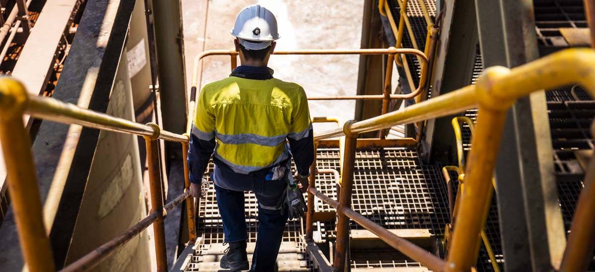 Miner on site Miner on site