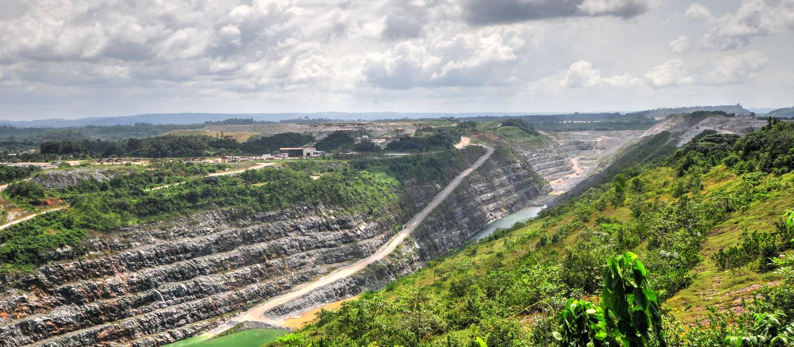 Mine site in Ghana