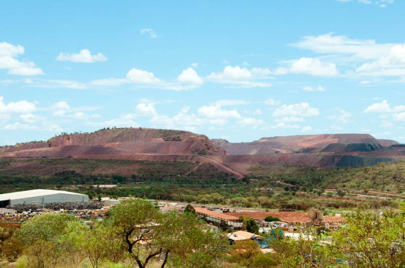 Rural mine site