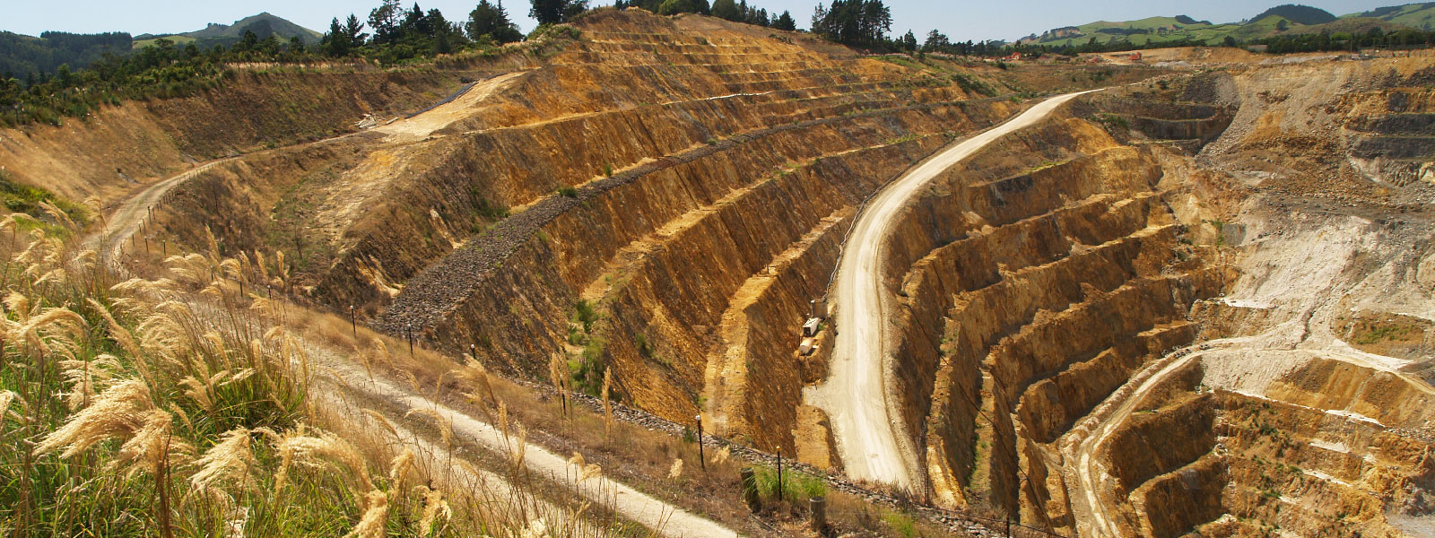 open cut mine